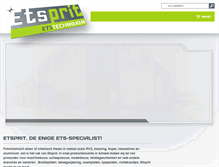 Tablet Screenshot of etsprit.nl